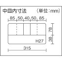 リングスター　スーパークラブR−345クリア　R-345-C　外形寸法:347×167×119　工具箱 2