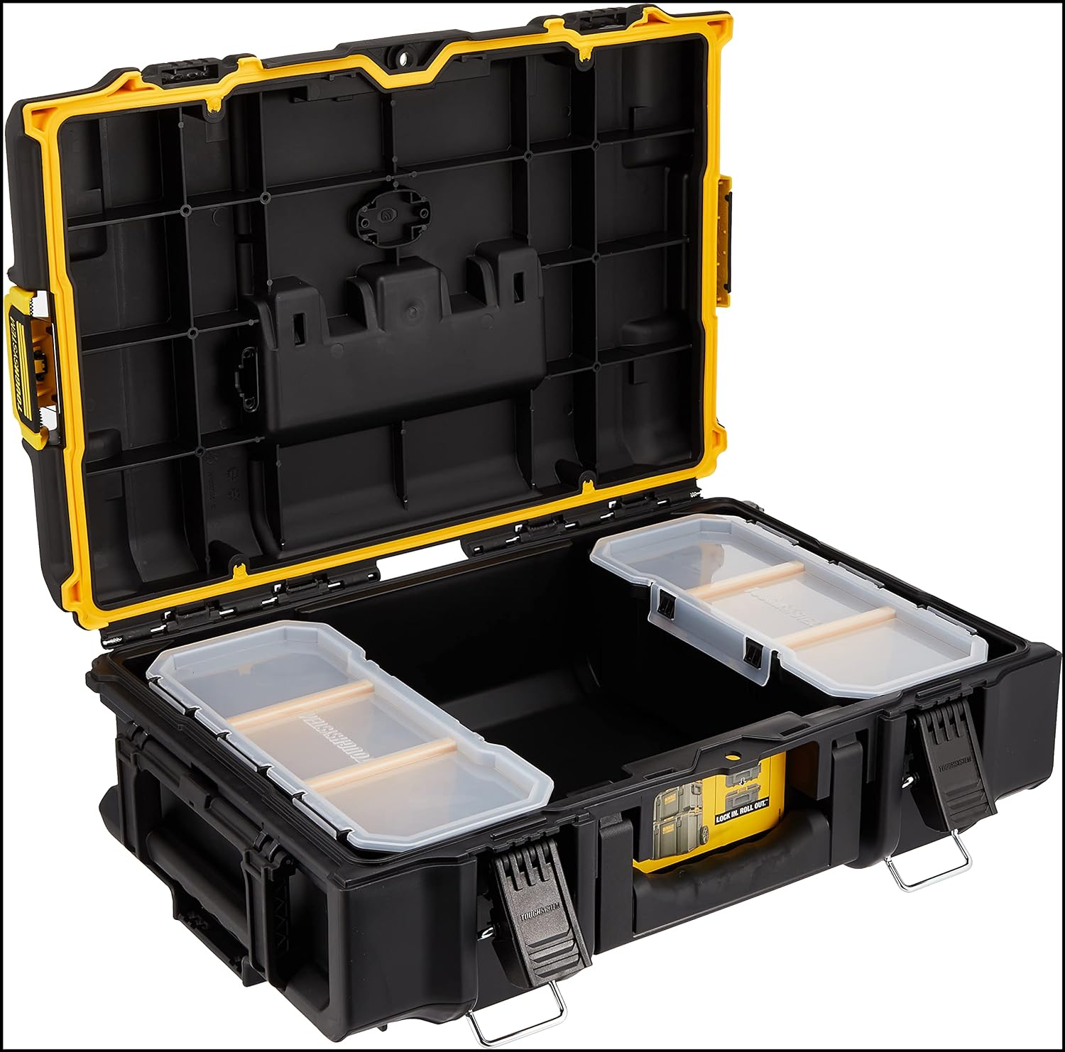 デウォルト(DEWALT) タフシステム2.0 システム収納BOX Sサイズ 工具箱 収納ケース ツールボックス DS165 積み重ね収納 DWST83293-1 2