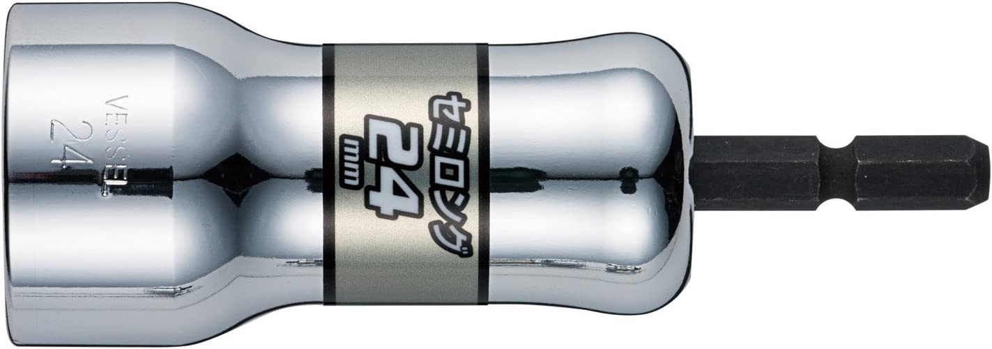 ベッセル(VESSEL) セミロングソケット 6角 対辺24×90mm SL202490