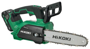 HiKOKI(ハイコーキ) CS1825DC(BC) 250mm充電式 小型チェーンソー 18V 2.0Ah【バッテリー/充電器セット】