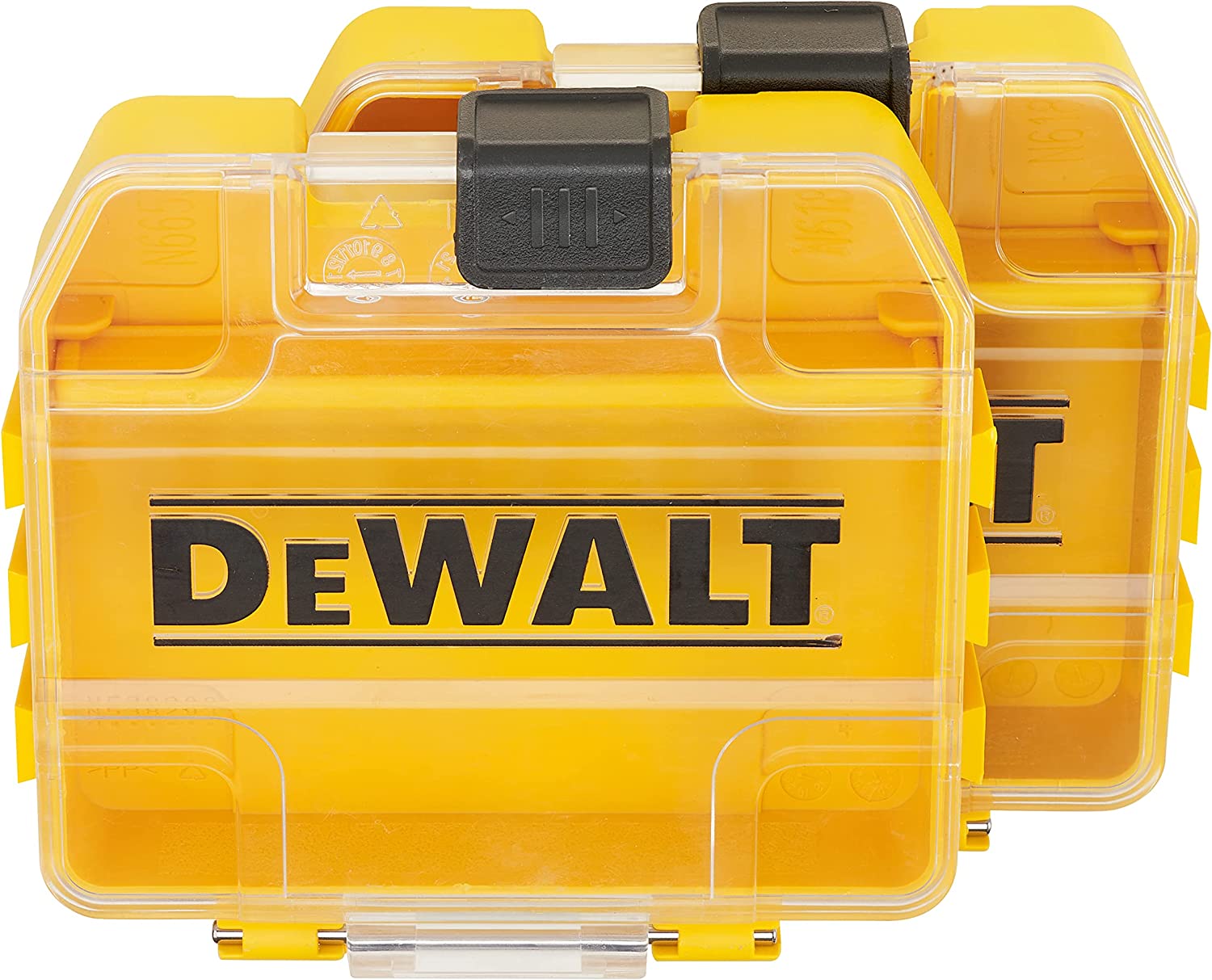 デウォルト DEWALT バルクタフケース 小 2個セット 工具箱 収納ケース ツールボックス 小物入れ 透明蓋 DT70800-QZ