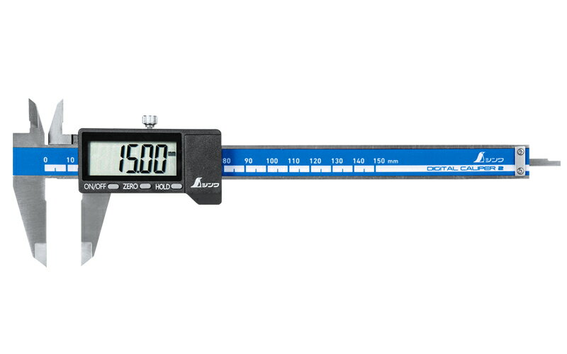 シンワ測定 デジタルノギス 大文字2 150mm 19995