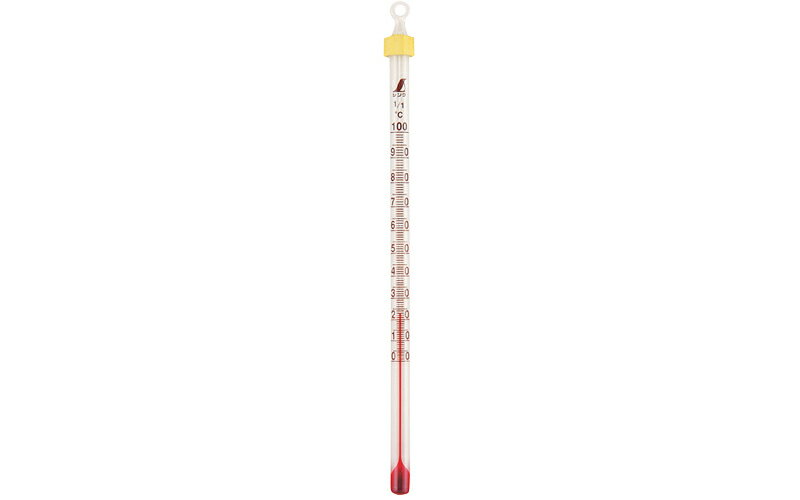 シンワ測定 棒状温度計 H-4S アルコール 0～100℃ 15cm バラ 72748