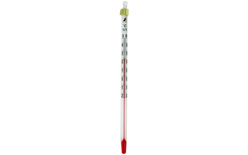 シンワ測定 棒状温度計 H-8S アルコール -20～50℃ 15cm バラ 72752