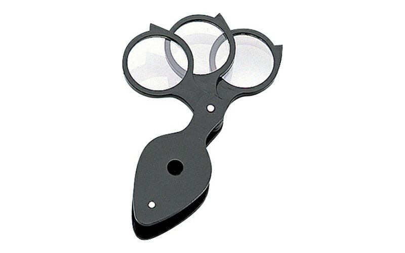 シンワ測定 ルーペ D 高倍率収納型 3枚組 3.5倍 75531