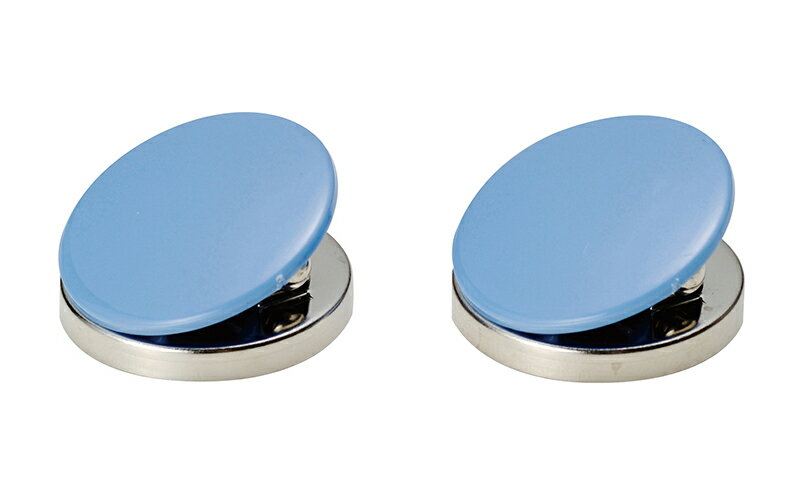 シンワ測定 マグクリップ 丸型 A 青 2ヶ入 72037(4)