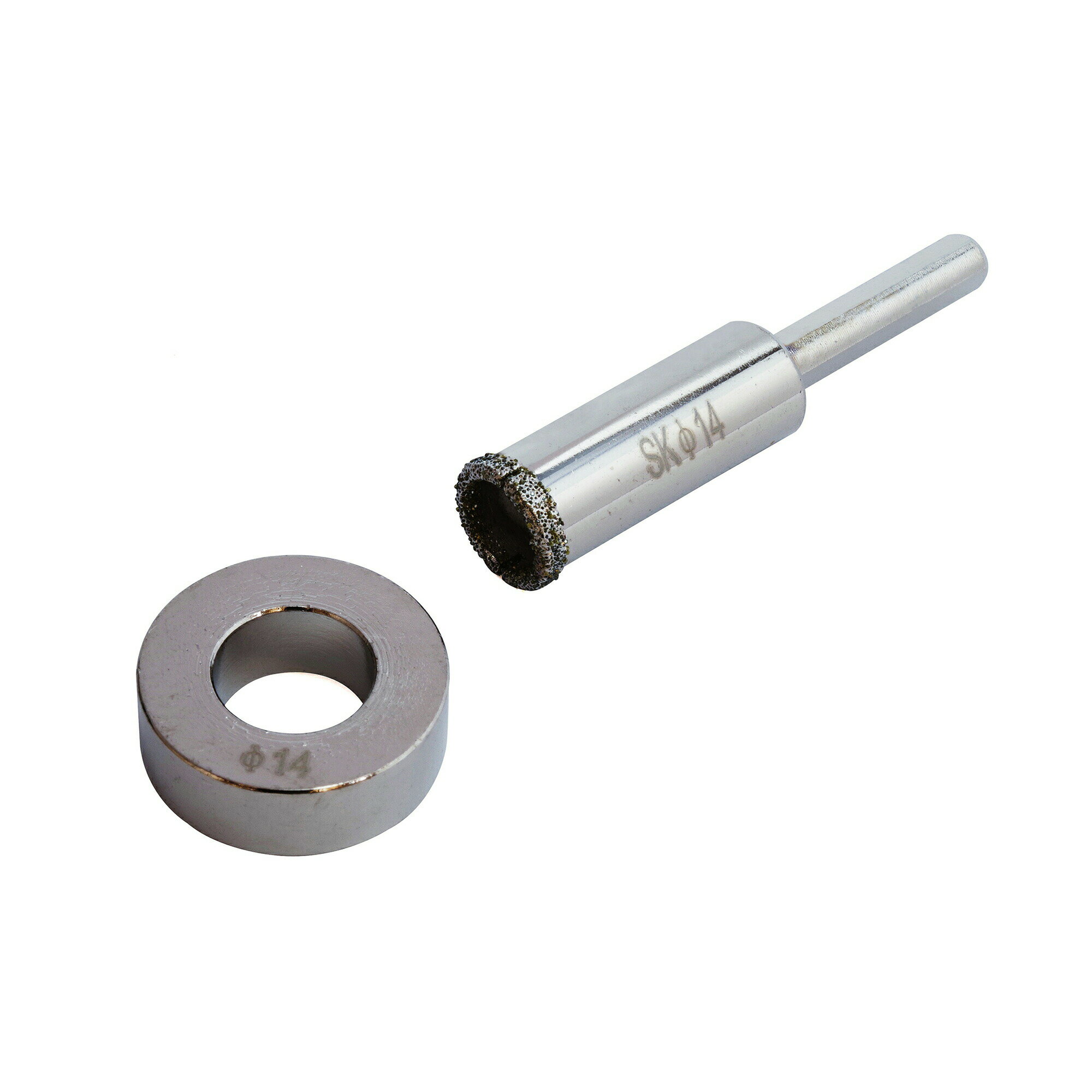 SK 電着ダイヤモンドコアドリル 14mm DC-14 ガラス、タイル等の穴あけに 新潟精機