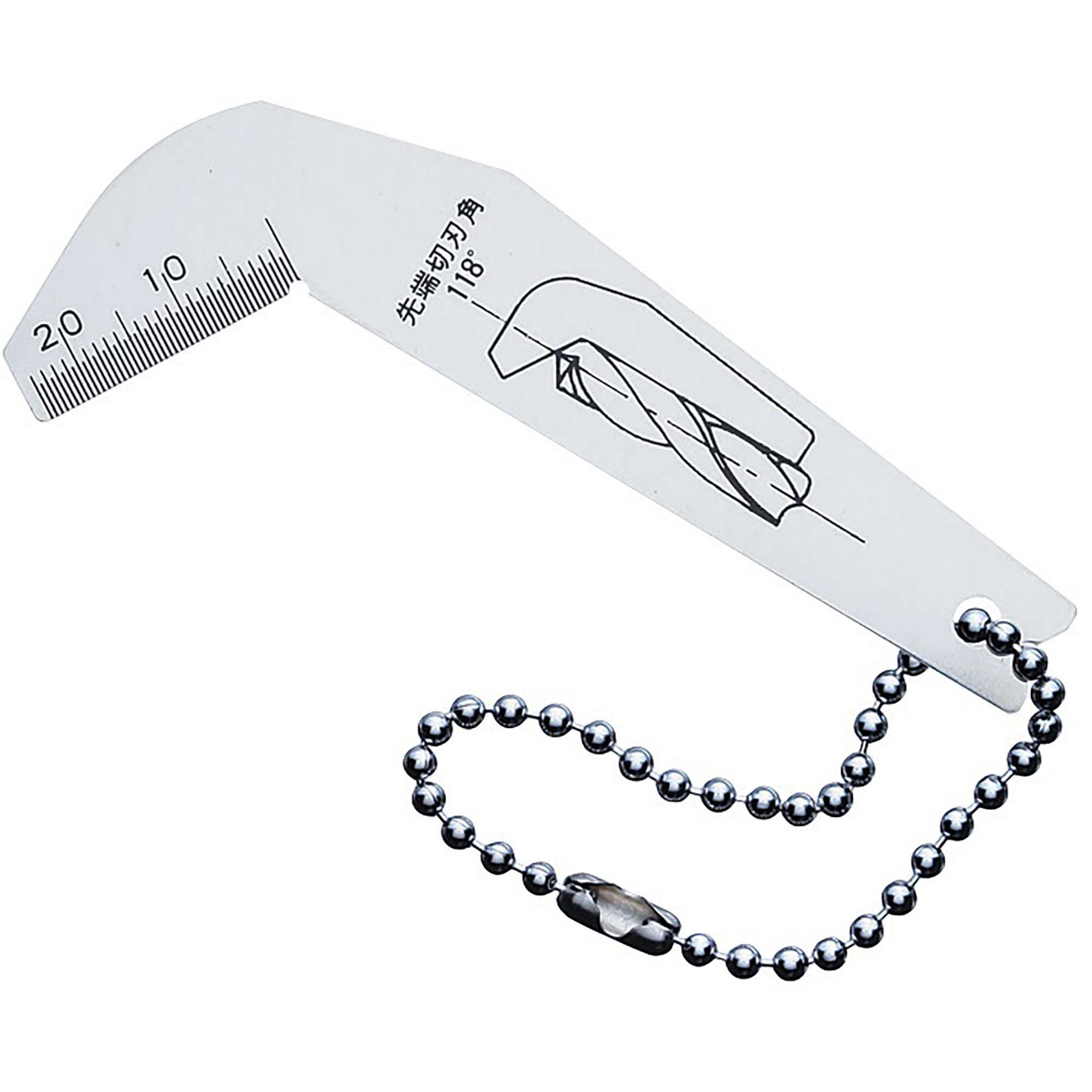 SK ドリル刃先ゲージ 118 DPG-118 ドリルの刃先角度の測定に 新潟精機