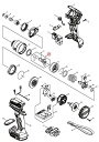 マキタ(makita) 部品 アンビルアッセンブリ 135957-7 図番018 TD171D/TD161D用