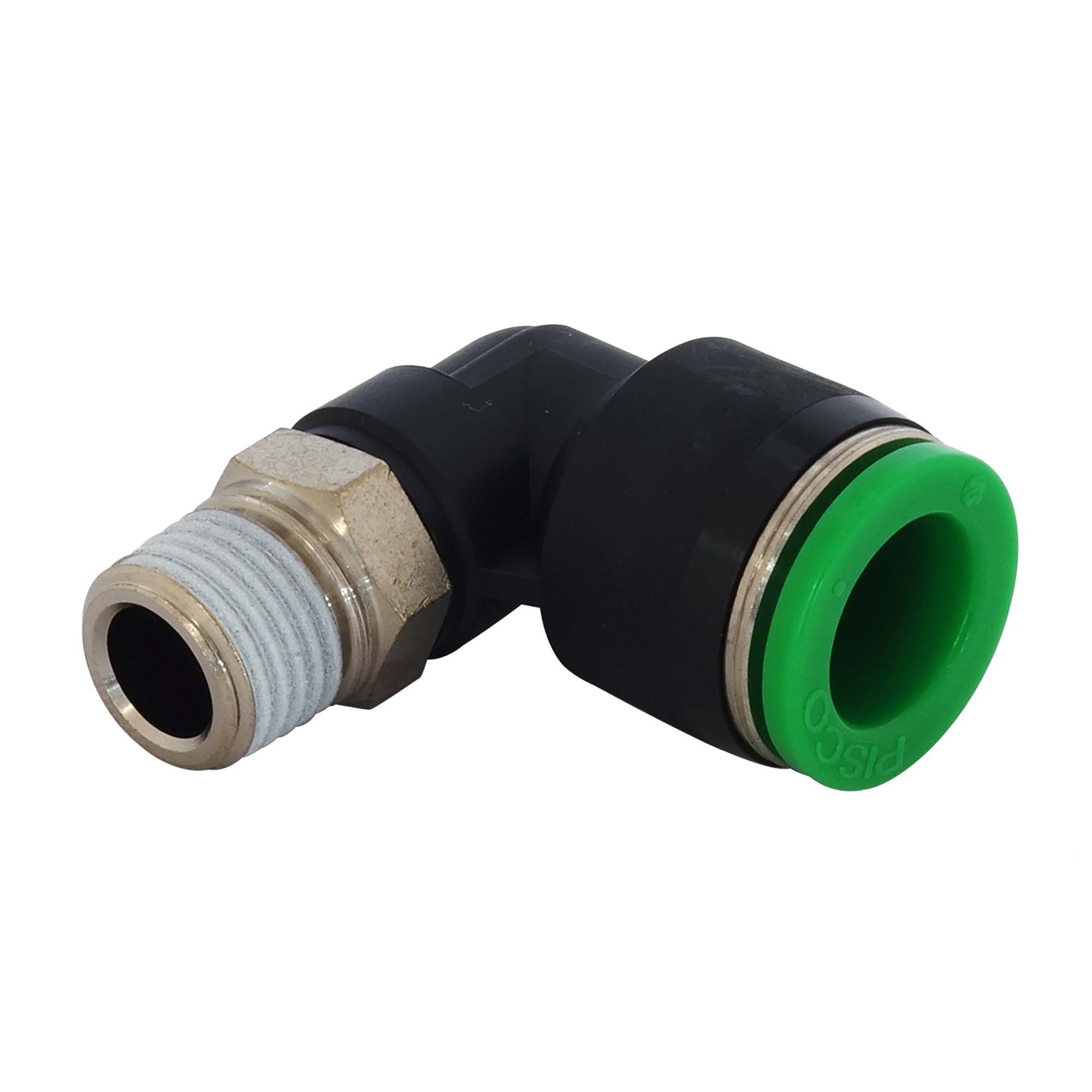 BeHAUS チューブ用ワンタッチ継手 エルボ PL12-02 チューブ配管のL型流路変更、管用めねじとチューブの接続として 新潟精機