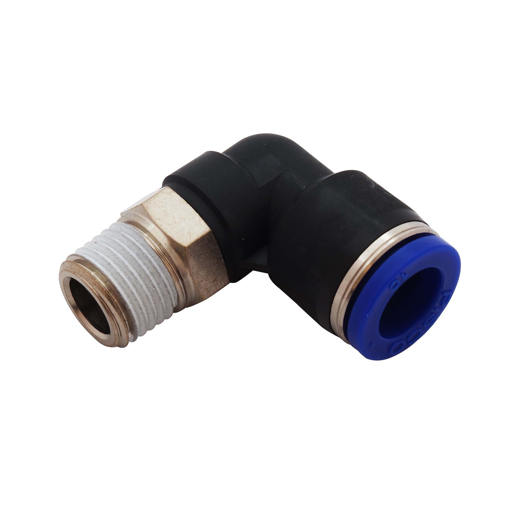 BeHAUS チューブ用ワンタッチ継手 エルボ PL10-02 チューブ配管のL型流路変更、管用めねじとチューブの接続として 新潟精機