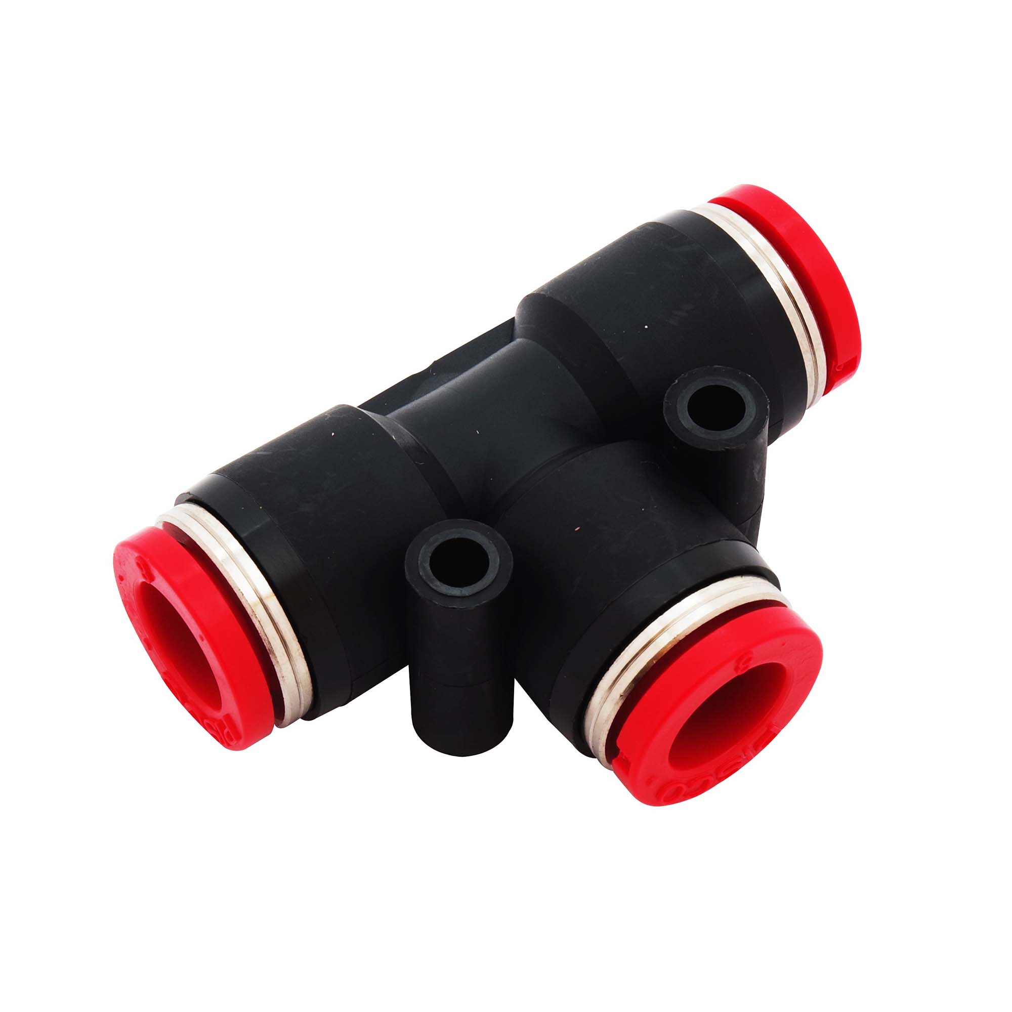 BeHAUS チューブ用ワンタッチ継手 ユニオンT PE8 チューブ配管のT型流路分岐、チューブ同士の接続として 新潟精機