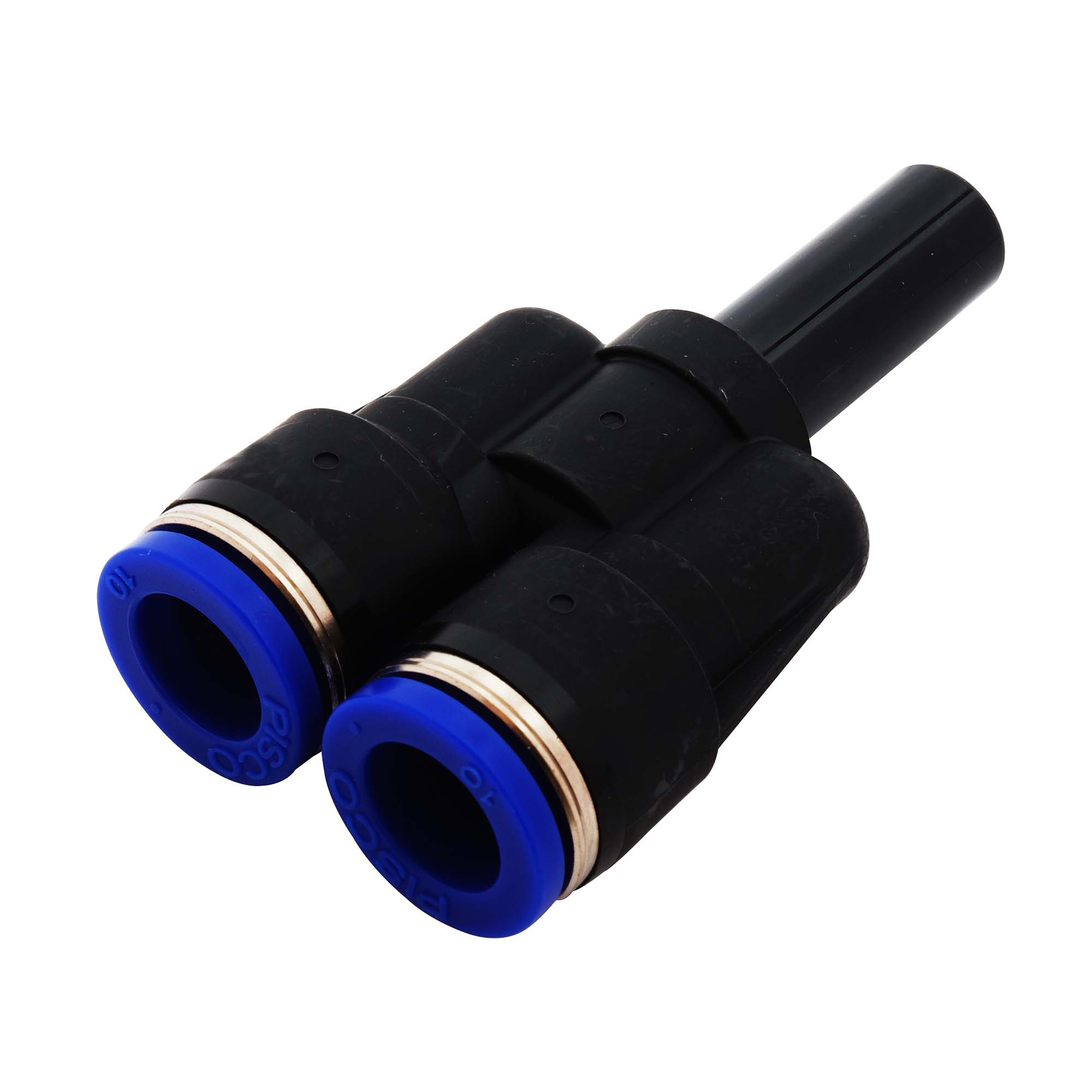 BeHAUS チューブ用ワンタッチ継手 ブランチユニオンY PYJ10 チューブ配管のY型流路分岐、チューブと継手の違径接続として 新潟精機