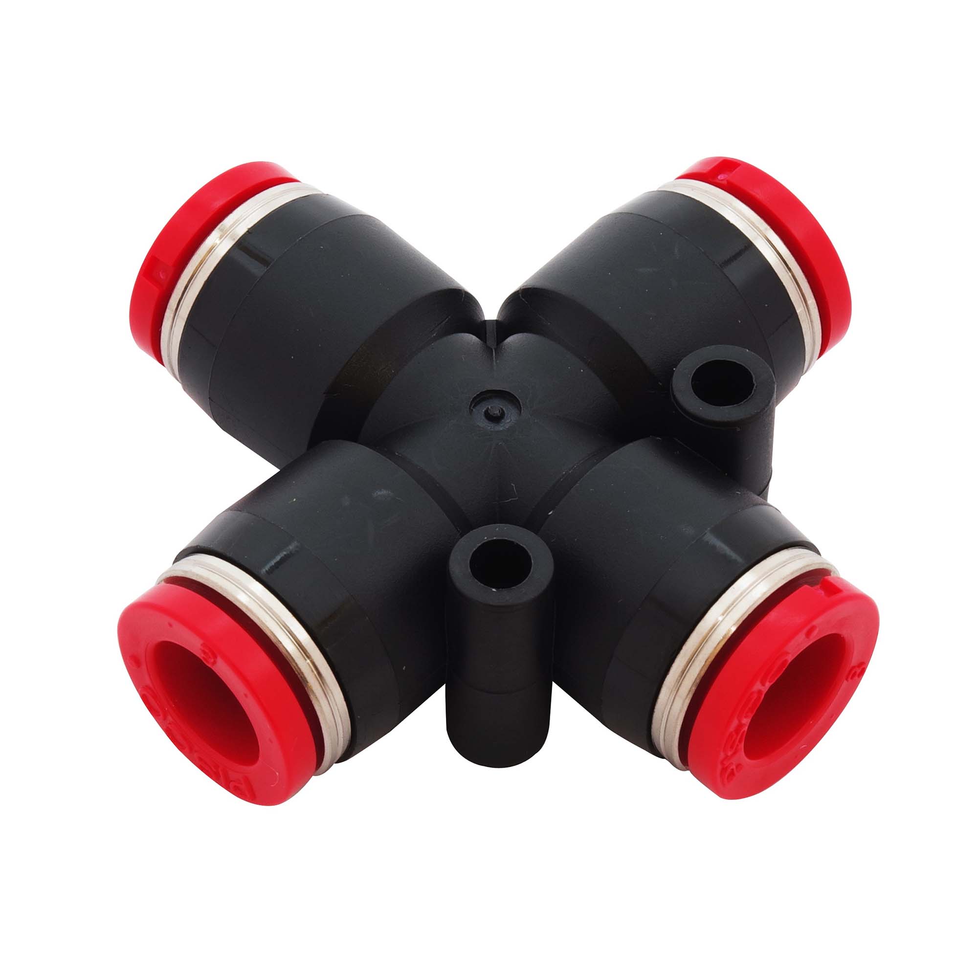 BeHAUS チューブ用ワンタッチ継手 クロスA PZA8 チューブ配管の流路分岐、チューブ同士の接続として 新潟精機