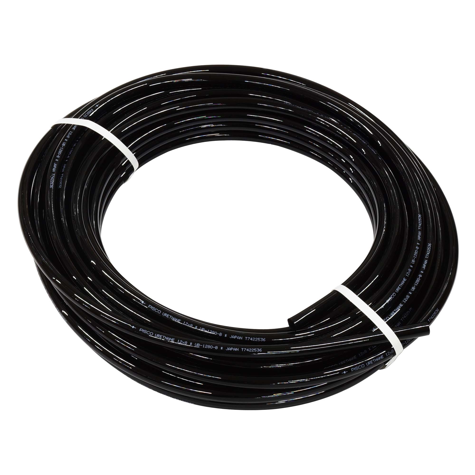 PISCO ポリウレタンチューブ 12mmx20m 黒 UB1280-20-B チューブ配管として 新潟精機