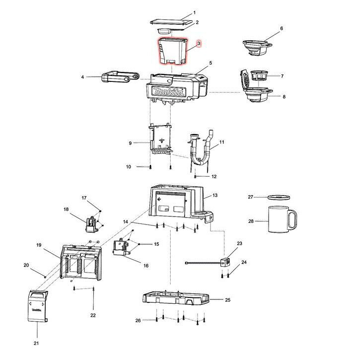 }L^(makita) i ^N KF00000053 }003 CM501DZp