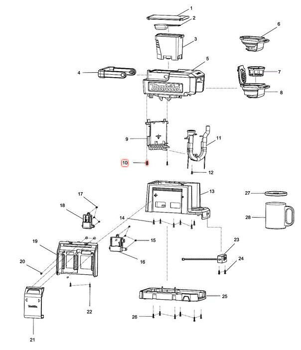 マキタ(makita) 部品 十字型ネジ3X12 KF0