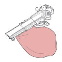 マキタ(makita) 充電式ブロア集塵機 MUB187D用 部品 図番A01 ダストバッグアッセンブリ GB00000185 交換用