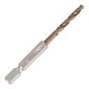 trad 六角軸ショートコバルトドリル 4.0mm TCD-4.0 ステンレス、鉄工、木工、軽金属、合成樹脂などの穴あけに