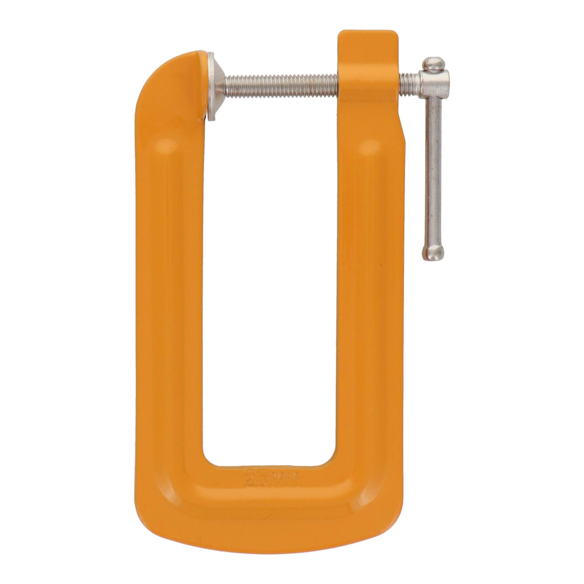 H&H 鋼製Cクランプ深顎タイプ 25mm CL-2510