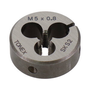 TONEX ねじ切りダイス 外径25mm ねじ径5.0mm×ピッチ0.8mm D5