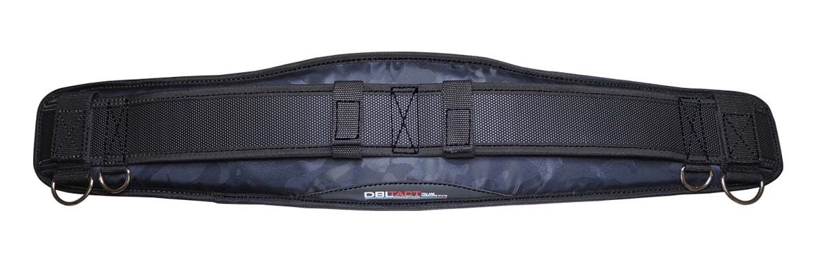 DBLTACT 安全帯胴当ベルト（サポーター） ネイビー迷彩 DT-SK-NC 凸凹立体EVAクッション 通気性も良く..