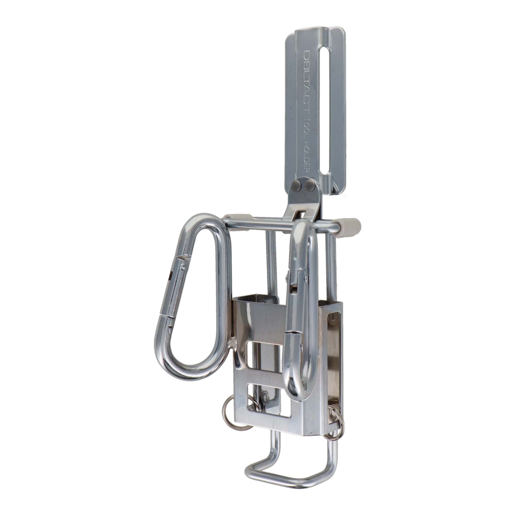 DBLTACT ミニカッター差し＆カラビナ シルバー DT-TMC220 滑り止め機能