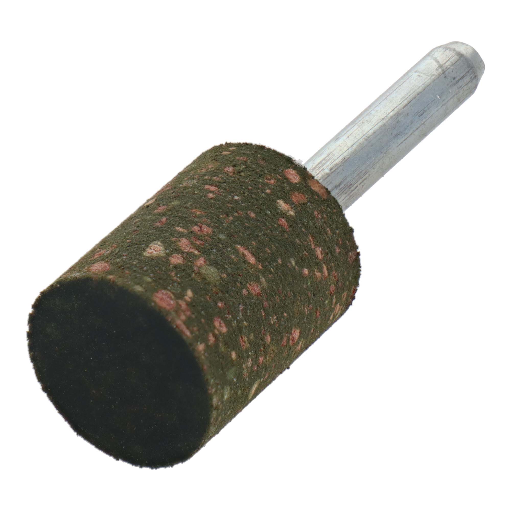 H&H RBK-17 軸付ゴム砥石(砥粒入り) 円筒型 #120 RBK-17