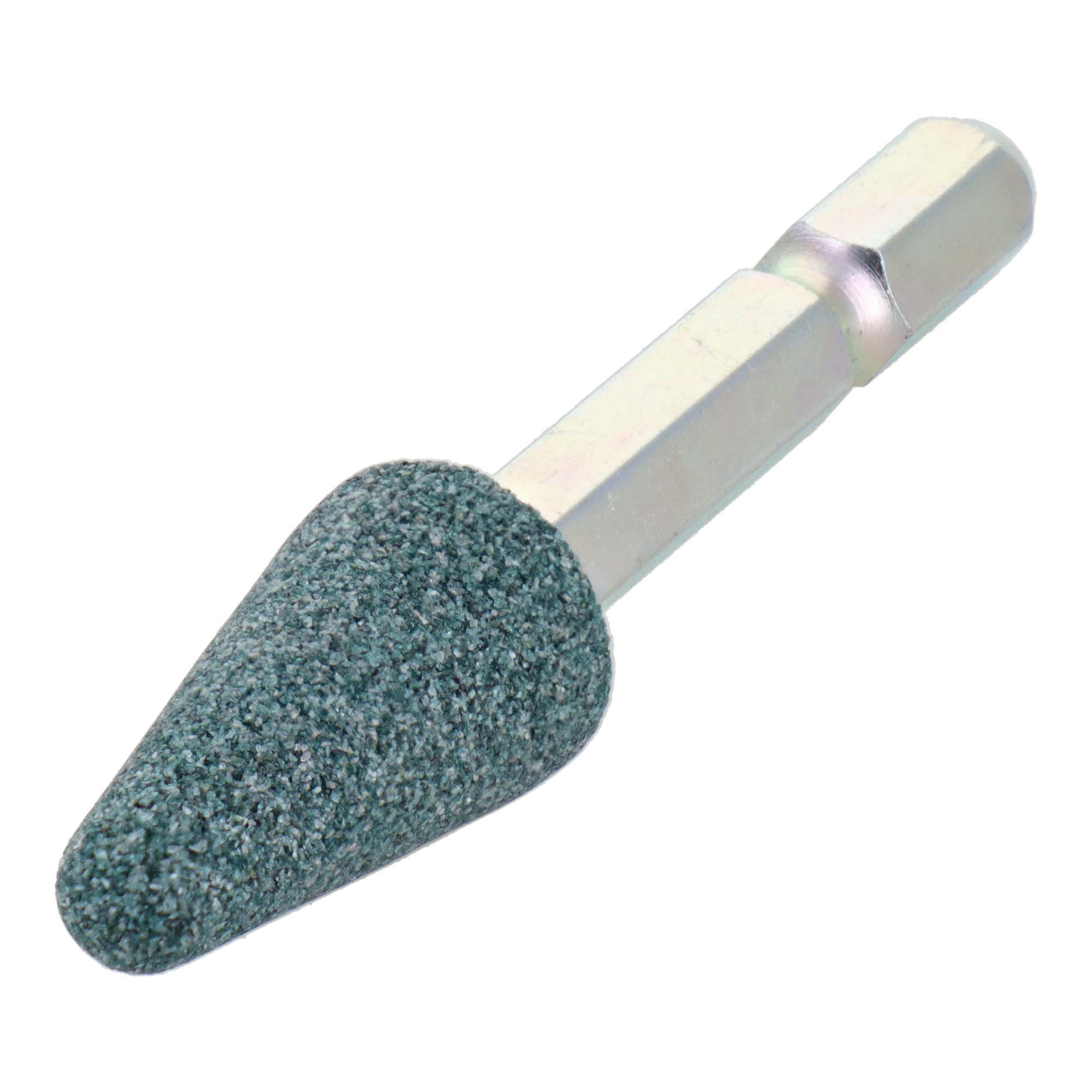 H&H GC6-29 六角軸軸付砥石 傘型 #80 GC6-29 石材・ガラス・タイル・超硬合金鋼などの研削用