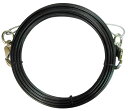 trad PVC被覆メッキ付ワイヤーロープ(両端スナップ加工)径3.2mm×10m THW-3210S より戻しが可能