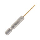 trad 六角軸ショートチタンドリル 1.5mm TTD-1.5 鉄工、木工、軽金属、合成樹脂などの穴あけに