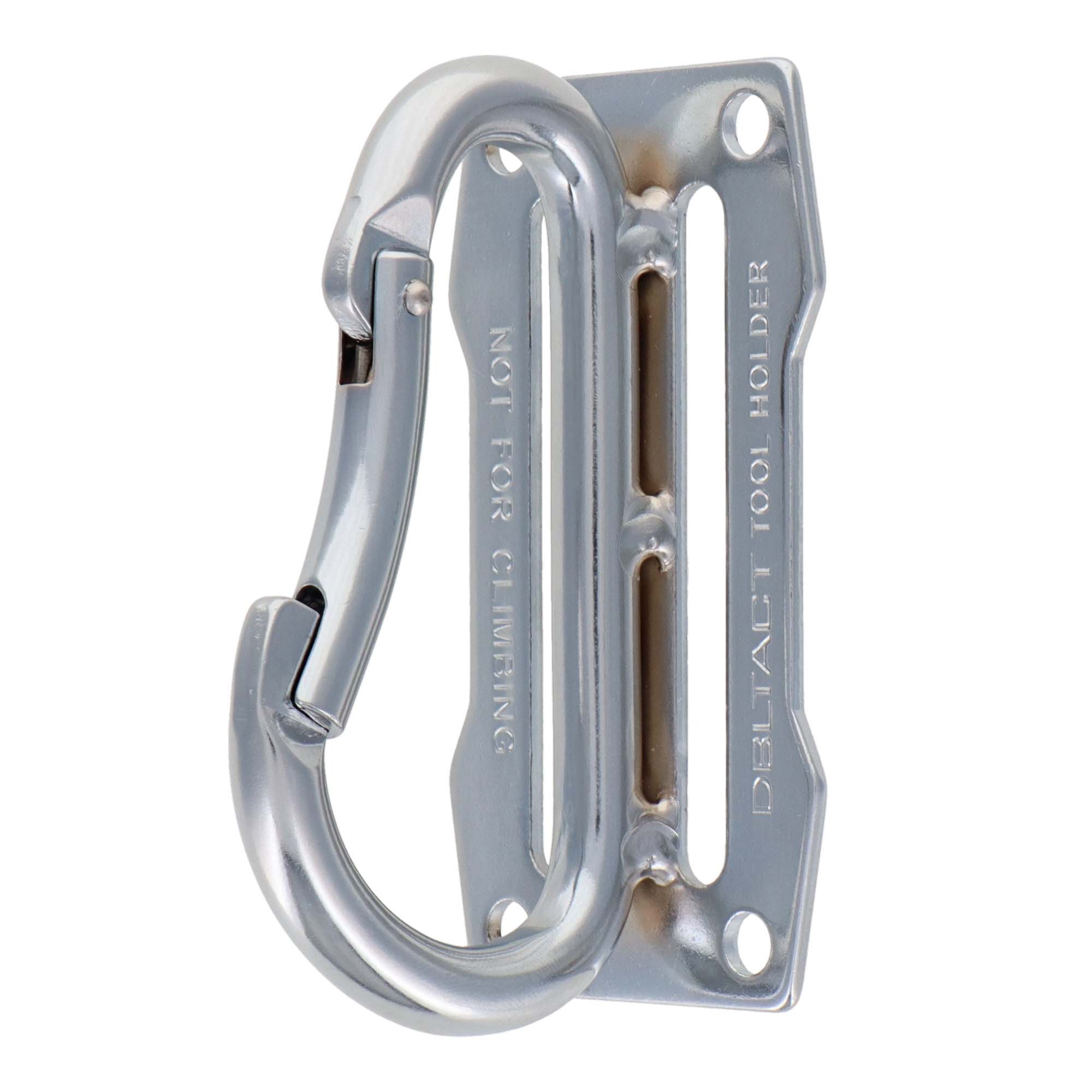 DBLTACT カラビナ工具差 スチール シルバー DT-TH-885 湾曲ゲートで迷わず着脱 使い易い8mm線径で作業性抜群