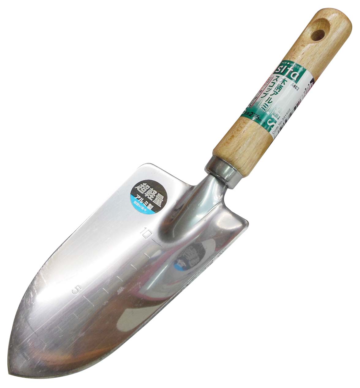 sita 木柄アルミスコップ A402 超軽量アルミ製