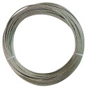 trad ステンレスカットワイヤーロープ ロープ径2.0mm×20m TSC-2020 カットタイプ 耐錆性・耐摩耗性に優れたステンレス