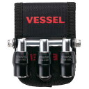 ベッセル(VESSEL) クイックキャッチャー 3連ホルダー ブラック QB-10B3K