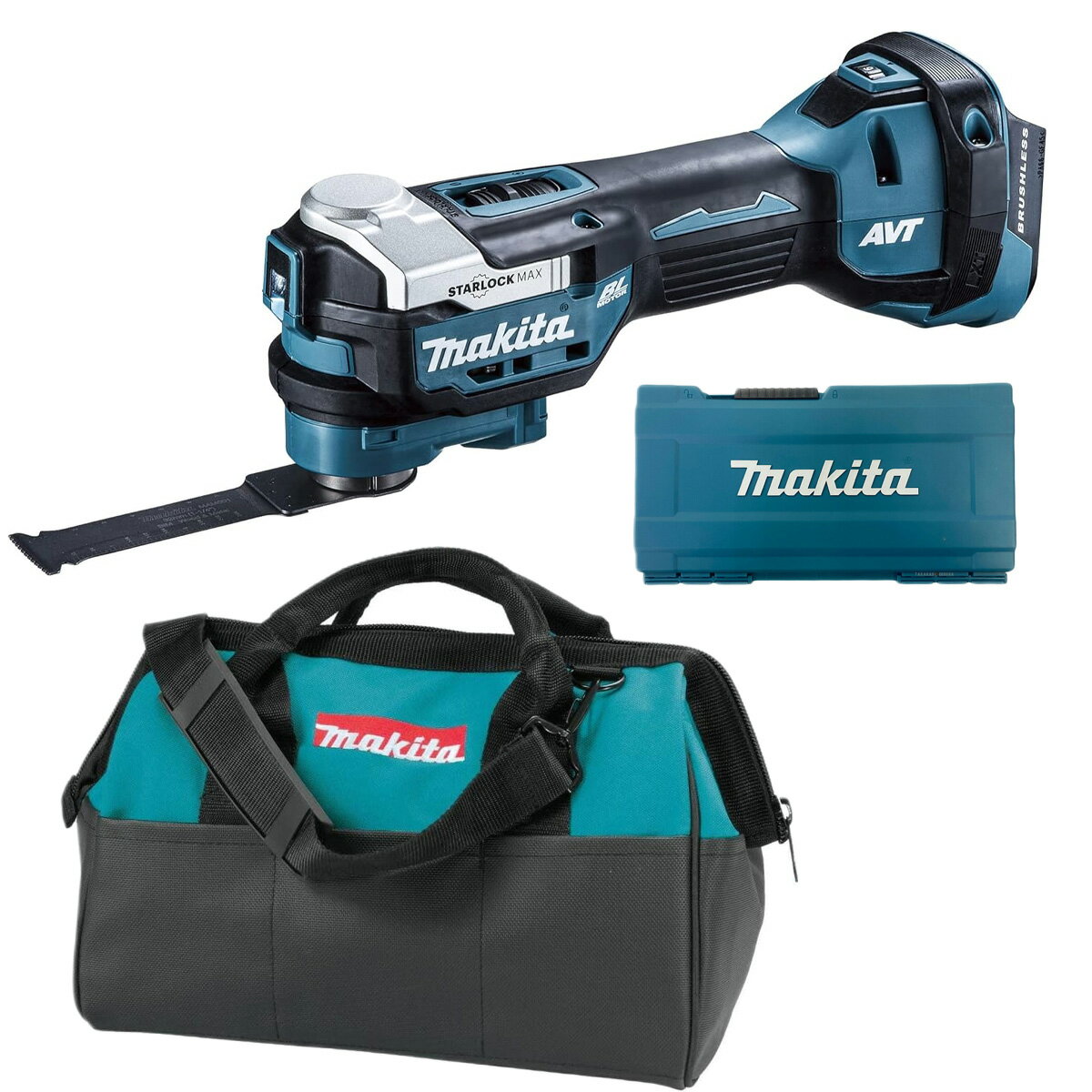 マキタ(makita) TM52DZ 充電式マルチツール 18V 本体 トートバッグ付き【STARLOCK MAX】高速切断 低振動 多彩な作業対応※