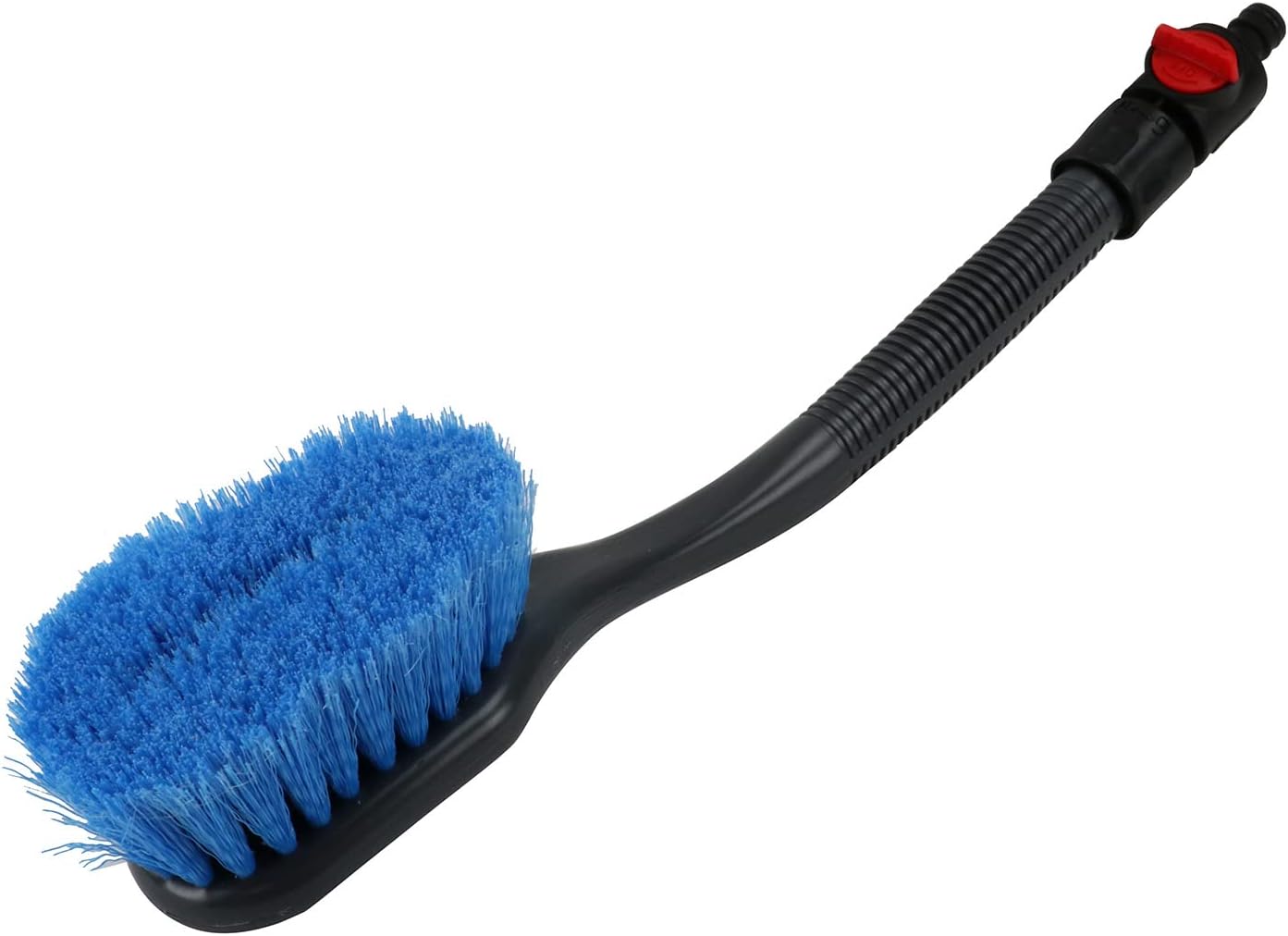 セフティ-3(藤原産業) 散水お掃除ブラシ ホース直結 ブラシに通水 手元で止水可能 農機具・車洗浄 SSB-1