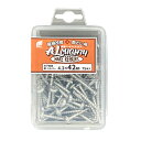 WING(ウイング) 板金オールマイティビス 木下地用 4.2×50mm 鉄・シルバーコート 65本入(プラケース入)