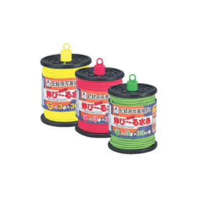 たくみ 伸び〜る水糸 蛍光イエロー 3mm 30m 1270 4960587012703