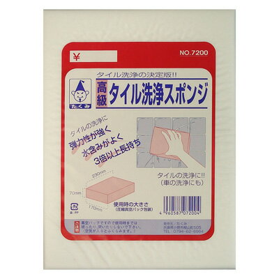 たくみ タイル洗浄スポンジ 7200 4960587072004