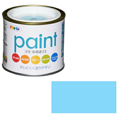 アサヒペン 水性多用途EX 1/5L ミズイロ 防錆・防カビ剤配合でサビ・カビ防止