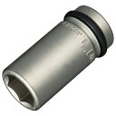 TONE(トネ) インパクト用ロングソケット 17mm 差込角:12.7mm 4NV-17L