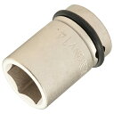 TONE(トネ) インパクト用ソケット(6角) 14mm 差込角:9.5mm 3NV-14