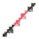 ふくろクラブ TOBI 強力アラミド接続コード 使用荷重:3Kg 赤 KSC-R サイズ:H全長180mm アラミド繊維・ナイロン皮膜