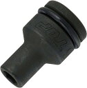 TOP工業(トップ工業) インパクトレンチ用 ソケット(差込角9.5mm) 6角サーフェイス ボルト・ナットの着脱作業向け 強靭&高耐久【リング・ピン付】 PT...