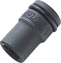 TOP工業(トップ工業) インパクトレンチ用 ソケット(差込角9.5mm) 6角サーフェイス ボルト・ナットの着脱作業向け 強靭&高耐久【リング・ピン付】 PT...