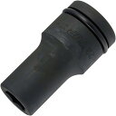 TOP工業(トップ工業) インパクトレンチ用 ソケット(差込角9.5mm) 6角サーフェイス ボルト・ナットの着脱作業向け 強靭&高耐久【リング・ピン付】 PT...