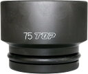 TOP工業(トップ工業) インパクトレンチ用 ソケット(差込角25.4mm) 6角サーフェイス 高耐久・プロ仕様 ボルト・ナットの着脱作業向け【リング・ピン付】...