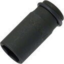 TOP工業(トップ工業) インパクトレンチ用 ディープソケット(差込角9.5mm) 6角サーフェイス 深穴ナット作業向け 高耐久【リング・ピン付】 PT-317L 差込角:9.5mm(3/8) 対辺寸法S:17mm 全長L:50mm ?:11.5mm