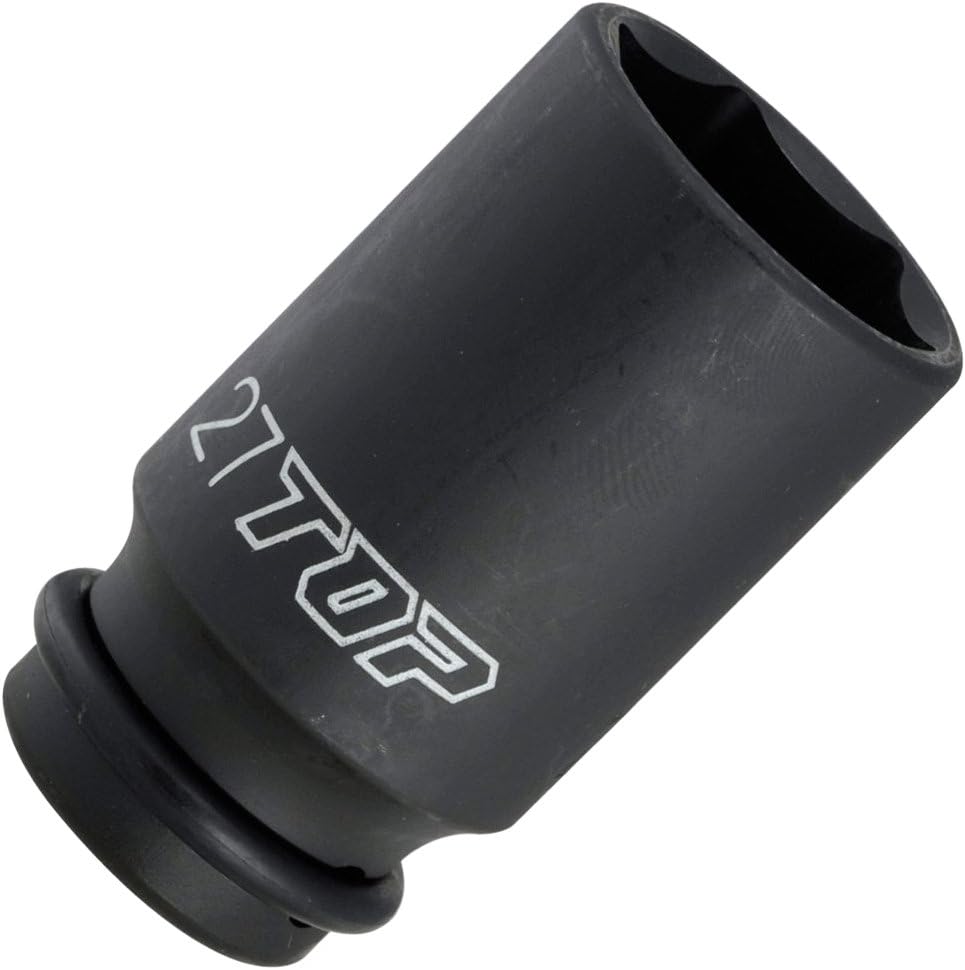 TOP工業(トップ工業) インパクトレンチ用 ディープソケット(差込角12.7mm) 6角サーフェイス 深穴ナット..